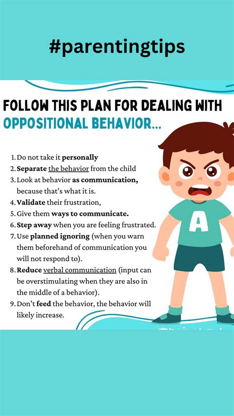strategies for oppositional defiant children.
